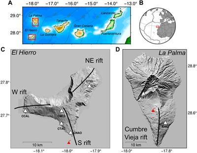 Dynamic subsurface changes on El Hierro and La Palma during volcanic unrest revealed by temporal variations in <mark class="highlighted">seismic anisotropy</mark> patterns